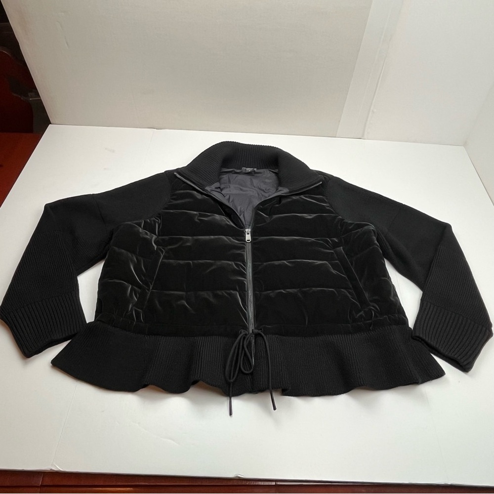 Athleta Hanover Hybrid Jacket Women’s Size 1X‎ Black Pockets Winter Puffer Coat
